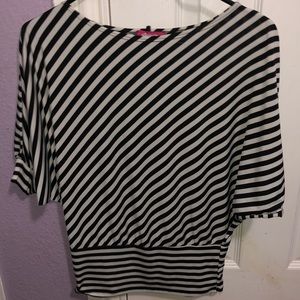 Black & white striped shirt